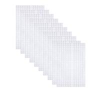 10 Sheets Double Sided Adhesive Dots, 2600pcs Strong Adhesive Transparent Dots Waterproof Clear Dot Glue Stickers Traceless Round Sticky Dots for DIY Craft Home Supplies (0.24in/6mm)