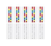 10 Sheets English Letters Page Tabs, Pet Bookmark Markers