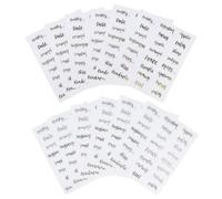 10 Sheets Essential Oil Bottle Stickers 10 PVC Adhesive Labels