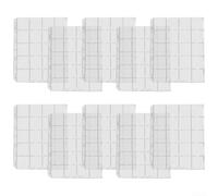 10 Sheets For Coin Holder with 20 Pockets Each, Clear PVC for Organizing For Coins, Medals, and Tokens under 50mm, and Suitable for Long-Term Use (1pc)