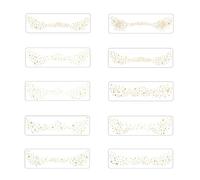 10 Sheets Glitter Freckles Tattoo, Freckle Tattoo Gold Sparkle Freckles Glitter Temporary Face Tattoos Stickers Waterproof Makeup Patches
