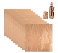 10 Sheets Honeycomb Packing Paper, 50cm*50cm Bubble Wrap, Cushioning Packing Materials, Thick Kraft Perforated Paper for Moving House, Wrapping And Moving Supplies for Fragile Shipping