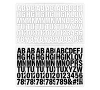 10 Sheets Iron On Letters - Heat Transfer Letters, 490 Pcs Iron On Numbers Alphabet Stickers, 2 Inch Vinyl, Black, White for Clothing Sport Jerseys T-Shirts Team Name Slogan Printing DIY Decoration