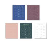 10 Sheets Monthly Tabs Planner Stickers Month Adhesive Tabs Decorative Monthly Indexed Colorful Indexed Sticker