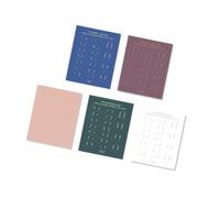 10 Sheets Monthly Tabs Planner Stickers Month Adhesive Tabs Decorative Monthly Indexed Colorful Indexed Sticker