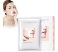 10 Sheets of Nasolabial Wrinkle Plasters for Women, Anti-Wrinkle Patches, Anti-Wrinkle Plasters for the Face, Skin Smoothing Face Wrinkle Pad, Face Wrinkle Remover Strips Nasal Tattoo