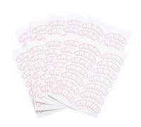 10 Sheets Pink Eyelash Extension Practice Paper for Lash Mapping