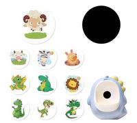 10 Sheets Potty Training Stickers, Toilet Training Target for Boys, Color Changing Pee Sticker, Interesting Potty Targets Stickers, Cute Cartoon Animal Stickers for Bathtub