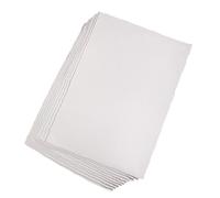 10 Sheets Premium White Deckle Edges Cotton Paper 300g Design for Artists Beginner Watercolor Pencil Charcoal Techniques Painting Paper for Artists