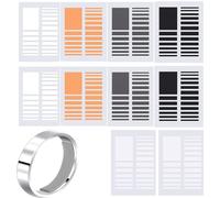 10 Sheets Ring Reducer Invisible Ring Reducer Invisible Ring Spiral Ring Too Large Ring Insert, Invisible Ring Size Adjuster, for All Thin Wide Rings Women Men