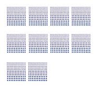 10 Sheets Royal Blue Rhinestone Stickers 4 Sizes Self Adhesive Gems Stickers Acrylic Crystal Gems Stickers,DIY Bling Diamond Stickers,Rhinestone Sheet for Nails Face DIY 3mm/4mm/5mm/6mm