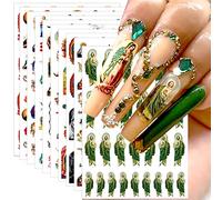 10 Sheets San Judas Nail Stickers Virgin Mary Nail Decals Self-Adhsive Religious Jesus Angel Stickers for Acrylic Nails Art Designs DIY Manicure Retro Virgen De Guadalupe Decal Accessories