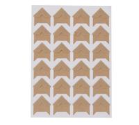 10 Sheets Self Adhesive Photo Corners, Kraft Paper Khaki | Portable No Glue Needed, Easy to Stick, 10 Sheets Per Pack, Photo Album Accessories