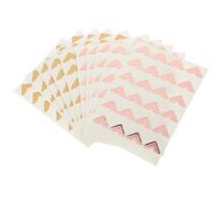 10 Sheets Self Adhesive Photo Mounting Corners for Scrapbooking | Paper Khaki Finish, Sturdy Hold and Easy Application, for Cardmaking and Album Pages