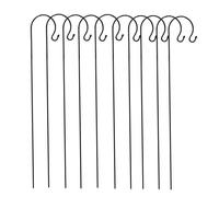 10 Shepherd's Crook Hook Stand For Bird Feeders And Candle Lanterns 100cm