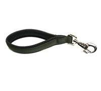 10" Short Close Control/Traffic Control Dog Lead Leash With Padded Handle For Comfort In (Olive Green)