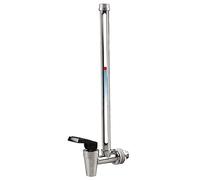 10‘’ Sight Glass Spigot with Clear View Water Level Stainless Steel Water Level View Spigot Fits Berkey Big, Royal Gravity-fed Water Filter System, and other Gravity Filter Tank by GWENBHMTOOL