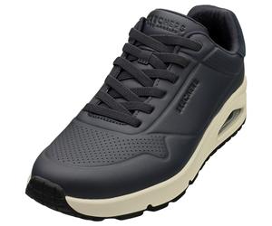 (10) Skechers Los Angeles Uno Tailored Air Mens Casual Trainers in Navy Black