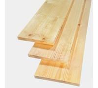 10 Solid Pine Timber Boards - Smooth Planed Square Edge Wood Planks, 18mm Thick x 165mm Wide, 190cm Length - Pine Wood for DIY, Fencing, Carpentry, Shelving,and Craft Projects (10, 190cm)
