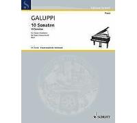 10 Sonatas piano (harpsichord) Baldassare Galuppi Schott Music