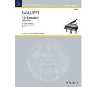 10 Sonatas piano (harpsichord) (easy - intermediate) Galuppi from Op. 1, Op. 2,