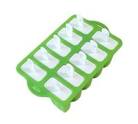 10 Space Silicone Chilling Mold, Snacks, Green | Wide Temperature Extent for Kids and Adults, Creative Cold Bites, Party Fun and Multiple Flavor Choices