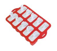10 Space Silicone Chilling Mold, Snacks, Red | Wide Temperature Extent for Kids and Adults, Creative Cold Bites, Party Fun and Multiple Flavor Choices