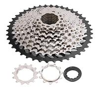 10 Speed Bicycle Freewheel High Durability Bike Cassette Sprocket Flywheel for Mountain Biking Road Cycling High Strength Steel 11 42T Gear Teeth