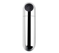10 Speed Silent Powerful Massage Device, Handheld Electric Bullet Massage Tool for Women's Pleasure, Mini Pocket Travel Personal Bullet Wand for Neck Back Muscle Relaxation Cordless DGMV7L (Silver3)
