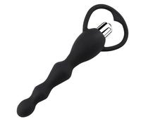 10 Speed Vibrating Anal Beads, 3 Anal Bead String, Butt Plug, Beaded Anal Plug for Anal Stimulation, Vibrating Anal Masturbation Sex Toys, Heatop for Quality Sex Toys, Dildos & Vibrators (Black)