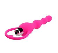 10 Speed Vibrating Anal Beads, 3 Anal Bead String, Butt Plug, Beaded Anal Plug for Anal Stimulation, Vibrating Anal Masturbation Sex Toys, Heatop for Quality Sex Toys, Dildos & Vibrators (Pink)