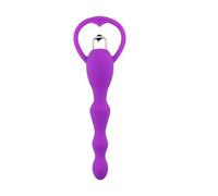 10 Speed Vibrating Anal Beads, 3 Anal Bead String, Butt Plug, Beaded Anal Plug for Anal Stimulation, Vibrating Anal Masturbation Sex Toys, Heatop for Quality Sex Toys, Dildos & Vibrators (Purple)