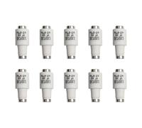 10 Spiral Fuse Inserts RL625 R021 DII Size Spiral Ceramic Fuses Base E27 32A 500VAC with 50kA Breaking Capacity for gG Fuse Link