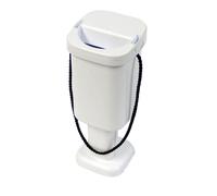10 Square Charity Money Collection Boxes - White