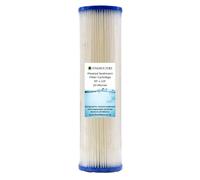 10" Standard Pleated Sediment Water Filter | 20 Micron, 10" x 2.5" | Washable Filter to Extend Lifespan, Fits 10" Standard Housings (2 Pack)
