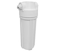 10" Standard White Filter Housing with ½” Female ports (Fittings incl for ¼” PF)