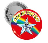 10 Star Of The Day Award Childrens Pupils Motivational School Praise Teachers Reward Badges Primary Teaching Services