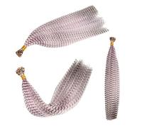 10 Strands Vibrant Feather Hair Extensions - 10 Colors, 16 Inch, Mixed Colored Synthetic Hair Feathers Kit For Party Festival(13)
