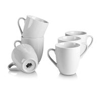 10 Strawberry Street Simply White 12 oz Mug, Set of 6