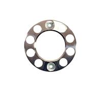 10 Stud Donut Ring Stainless Steel Nut Cover - Alloy wheel - 32mm mounting hole