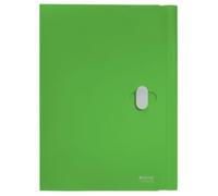 10 Stück Ordner mit 3 Klappen, A4, Verschlussriegel, aus recyceltem Polypropylen