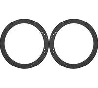 10" Subwoofer Speaker Spacers Depth Extender Extending Rings - 1/2" thick - ID: 9 1/8" OD: 10 7/8" - 1 Pair - SSK10K - Stackable - Perfect For Framing Fiberglass Enclosures