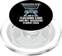 10% Teaching Code 90% Debugging Student Logic PopSockets PopGrip for MagSafe