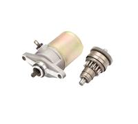 10 Teeth Motorcycle Scooters Engine Starter Motor Electric Starting For GY6 50cc 60cc AGILITY RS 50 48cc 139QMB 31210-KEE1-90A(Motor and gear)