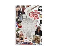 10 Things I Hate About You Aesthetic Wall Art Poster for Living Room Bedroom Decorative Painting Cover Print 08x12inch(20x30cm) Unframe-style