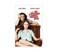 10 Things I Hate About You Movie Poster Canvas Poster Wall Art Decor Print Picture Paintings for Living Room Bedroom Decoration 20x30inch(50x75cm)