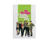 10 Things I Hate About You (TV Series) Anime Poster Travel Poster Retro Poster Wall Art Wall Decoration Oil on Canvas Print Decorative Painting08x12inch(20x30cm) Unframe-style-40