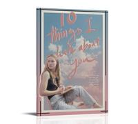 10 Things I Hate About You (TV Series) Canvas Posters for Bedroom Wall Art Decor Posters Prints Art Poster Print Painting Retro Home Wall Decor Picture Bedroom24x36inch(60x90cm) Frame-style