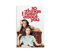 10 Things I Hate About YouPoster Canvas Classic Decoration Waterproof Fading Mural Art Universal Decoration Painting Give Friend Teacher Gift20x30inch(50x75cm) Unframe-style