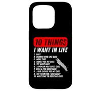 10 things i want in my life cars more cars car lover Funny Case for iPhone 15 Pro